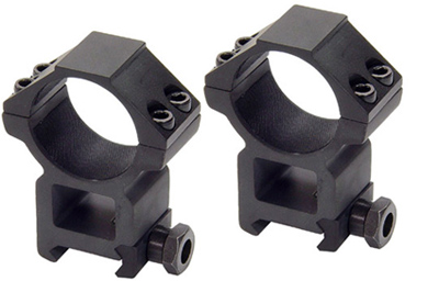 UTG 30mm Rings, High, Weaver Mount, See-Thru