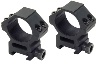 UTG 30mm Rings, Medium, Weaver Mount, See-Thru