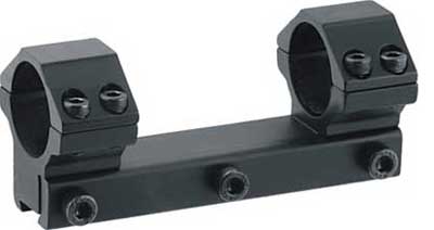 Leapers Accushot 1-Pc Mount w/30mm Rings, Medium, 3/8 inch Dovetail