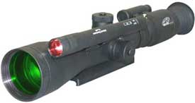 Gen 2+<br> Newcon Optick 3-6x50 Day/Night Vision Rifle Scope,<br> 1/4 MOA, Integral Weaver Mount
