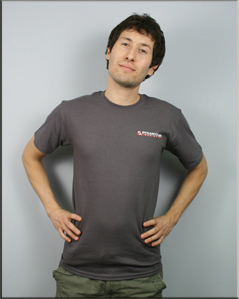 Pyramyd Air T-Shirt, Size Large, Grey