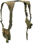 UTG Deluxe Universal Horizontal Shoulder Holster, Woodland Digital Camo