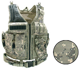 UTG Airsoft Deluxe Tactical Vest Digital (Army Digital Camo)