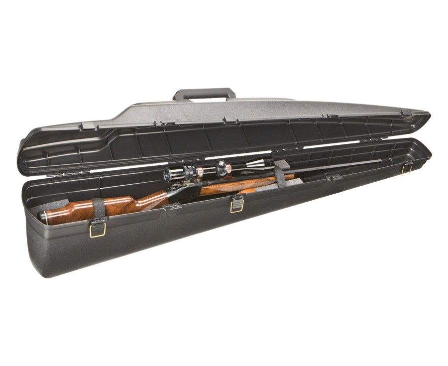 Plano vertical single scoped rifle hard case