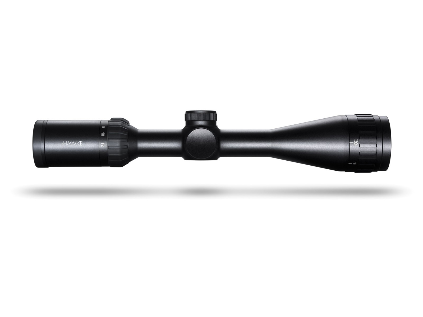 Hawke Sport Optics Airmax 412x40 AO Rifle Scope, AMX Reticle, 1/4 MOA