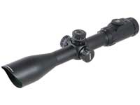 Leapers UTG 3-12x44 AO Accushot SWAT Rifle Scope, EZ-TAP, Ill. Etched Mil-Dot Reticle, 1/4 MOA, 30mm Tube, See-Thru Weaver Rings