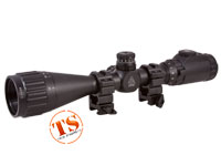 Leapers UTG 3-9x40 AO True Hunter Rifle Scope, EZ-TAP, Illuminated Mil-Dot Reticle, 1/4 MOA, 1" Tube, See-Thru Weaver Rings