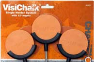 VisiChalk Single Holder Target System, 12 Chalk Targets