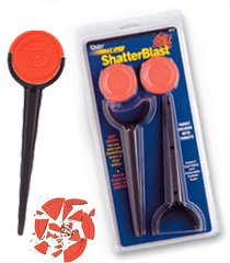 Daisy Shatterblast. 4 target stakes and 8 breakable target disks