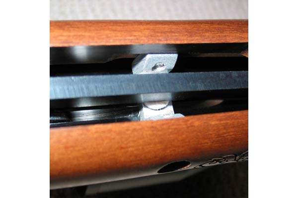 Close up of Cocking Lever Linkage