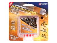 Crosman PowerShot Gold Flight Penetrator Pellets, .177 Cal, 8.5 Grains, Pointed, Lead-Free, 125ct