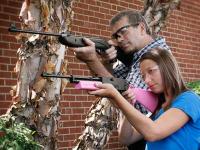 Dadz & Kidz Combo - Crosman Shockwave NP & Pink 760 Air rifle