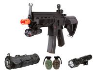 Heckler & Koch H&K 416 AEG Tactical Airsoft Rifle Kit, Black Airsoft gun