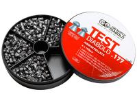 JSB Match Diabolo Test Sampler, .177 Cal, Round Nose & Pointed, 4 Pellet Types, 400ct