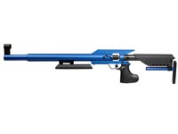 AirForce Edge in Blue, Front Sight Only Air rifle