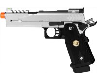 WE Hi-Capa 5.1 Dragon Type B Silver Metal Pistol Airsoft gun