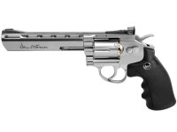 Dan Wesson 6 inch CO2 BB Revolver, Silver Air gun