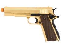 WE 1911 Metal GBB Airsoft Pistol, Gold Edition Airsoft gun