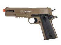 Cybergun Colt M1911A1 Spring Airsoft Pistol, Tan HPA Air rifle