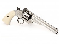 Texas Jack Schofield No. 3 Nickel BB Revolver Air gun