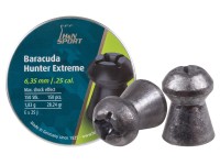 Haendler & Natermann H&N Baracuda Hunter Extreme Pellets, .25 Cal, 28.24 Grains, Hollowpoint, 150ct