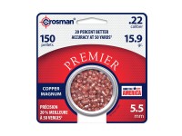 Crosman Premier Copper Magnum .22 Cal, 14.4 Grains, Domed, 150ct