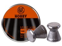 RWS Hobby .177 Cal, 7.0 Grains, Wadcutter, 500ct