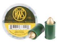 RWS Hyper Velocity .22 Cal, 11 Grains, Pointed, Lead-Free, 100ct