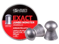 JSB Match Diabolo Exact Jumbo Monster .22 Cal, 25.39 Grains, Domed, 200ct