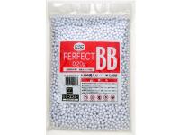 KSC/KWA 6mm perfect airsoft BBs, 0.20g, 4,000 rds, white