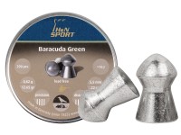 Haendler & Natermann H&N Baracuda Green .22 Cal, 12.35 Grains, Domed, Lead-Free, 200ct