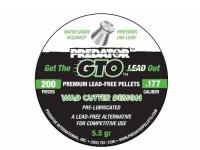Predator International Predator GTO .177 Cal, 5.5 Grains, Wadcutter, Lead-Free, 200ct