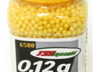 TSD Sports 6mm plastic airsoft BBs, 0.12g, 6500 rds, yellow