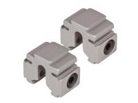 BKL 3/8 inch or 11mm Tri-Mount Dovetail Riser Mount, .60 inch Long, Silver