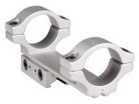 BKL 1-Pc Mount, 4 inch Long, 1 inch Rings, 3/8 inch or 11mm Dovetail, Silver