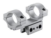 BKL 1-Pc Mount, 3 inch Long, 1 inch Rings, 3/8 inch or 11mm Dovetail, Silver
