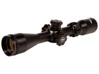 BSA Contender 3-12x40 AO Rifle Scope, Ballistic Calculator Reticle, 1/8 MOA, 1 inch Tube