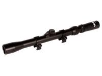 Gamo 3-7x20 Rifle Scope, 30/30 TV Reticle, 1/4 MOA, .75 inch Tube, 3/8 inch Rings