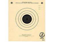 National Target Company National Target NRA 25' Slow Fire Air Pistol Target, Single Bull