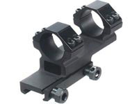 UTG Leapers Accushot 1-Pc Offset Mount w/1 inch Rings, Weaver/Picatinny Mount