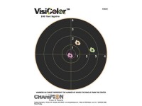 Champion VisiColor High-Visibility Paper Targets, 8 inch Bull, 10pk