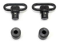 GrovTec Push-Button Swivel Set, 1 inch Loops, Black Oxide