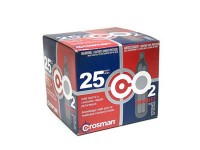 Crosman 12 Gram CO2, 25 Cartridges