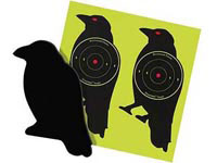 Beeman Sharpshooter Corrugated Plastic Crow Targets, 7.5 inch, 3 inch Bullseye, 6ct