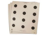 National Target Company National Target Air Rifle Target, 12 Bullseye, 100 ct