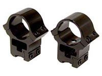 AirForce 1 inch Rings, High, 9.5-13.5mm Dovetail, See-Thru
