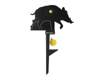 Crosman Remington Auto-Reset Knockdown Target, Wild Hog, Shoot to Reset, 2 Kill-Zone Reducers, Ground Spike