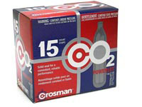 Crosman 12 Gram CO2, 15 Cartridges