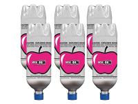 Airburst MegaBoom 1-Liter Bottles w/BoomDust, Apple Graphic, 6pk