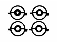 Air Arms Front Sight Inserts, 4ct